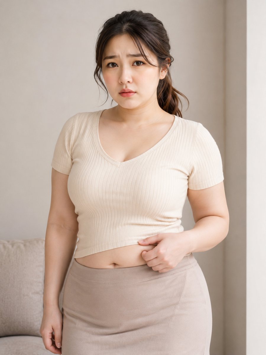 체중 관리를 상담하러 온 여성